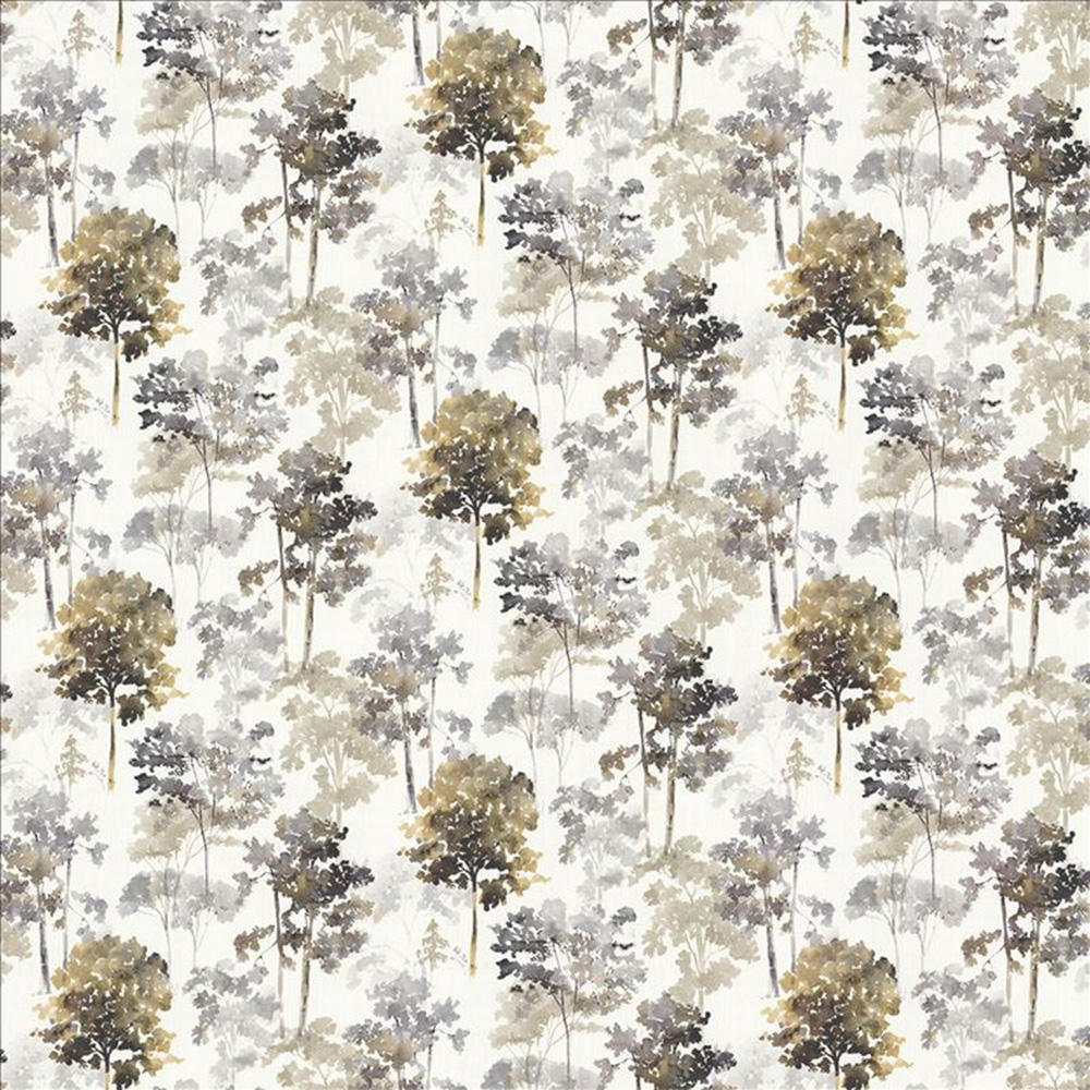 Kasmir Fabrics Tranquil Trees Slate Fabric